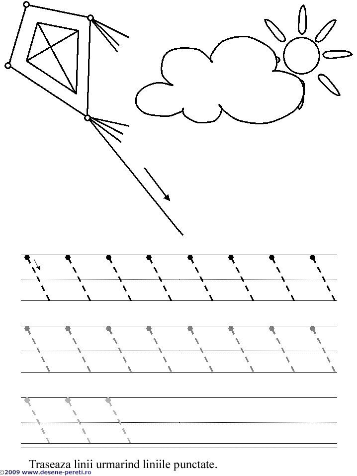 planse educative traseaza liniute